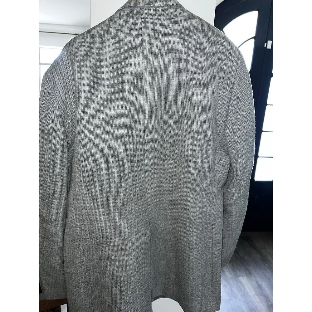 Brooks Brothers  Linen Silk Wool  Mens 40R Blazer Made In Italy Suit Jacket